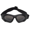 Black Ventec ANSI Rated Safety Goggles